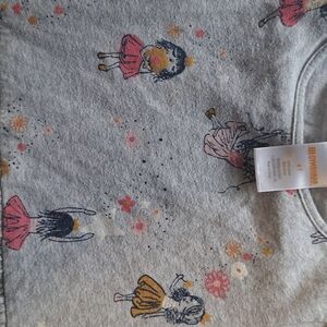 Gymboree Gray Dress with Playful Floral Design